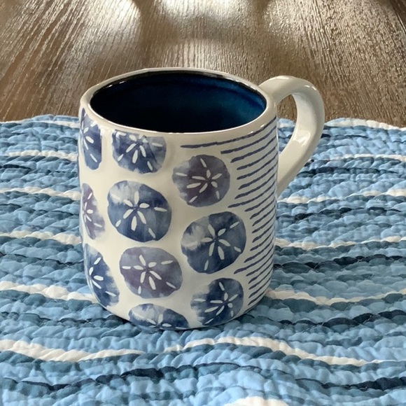 Mud Pie Other - Coastal Mudpie Sand dollar Mug NWT